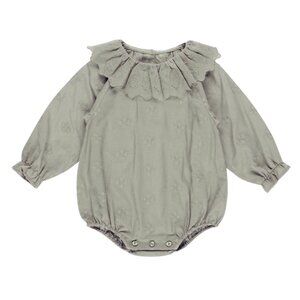 NWT Rylee + Cru Colette Bubble Romper - Laurel Green